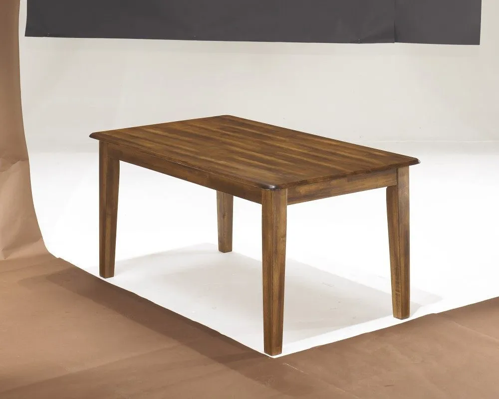 Berringer - Rustic Brown - 5 Pc. - Rectangular Dining Room Table, 4 Upholstered Side Chairs