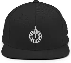 Circle Jerky Flat Brim Snapback Hat