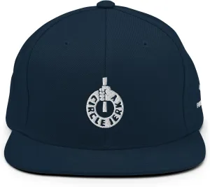 Circle Jerky Flat Brim Snapback Hat