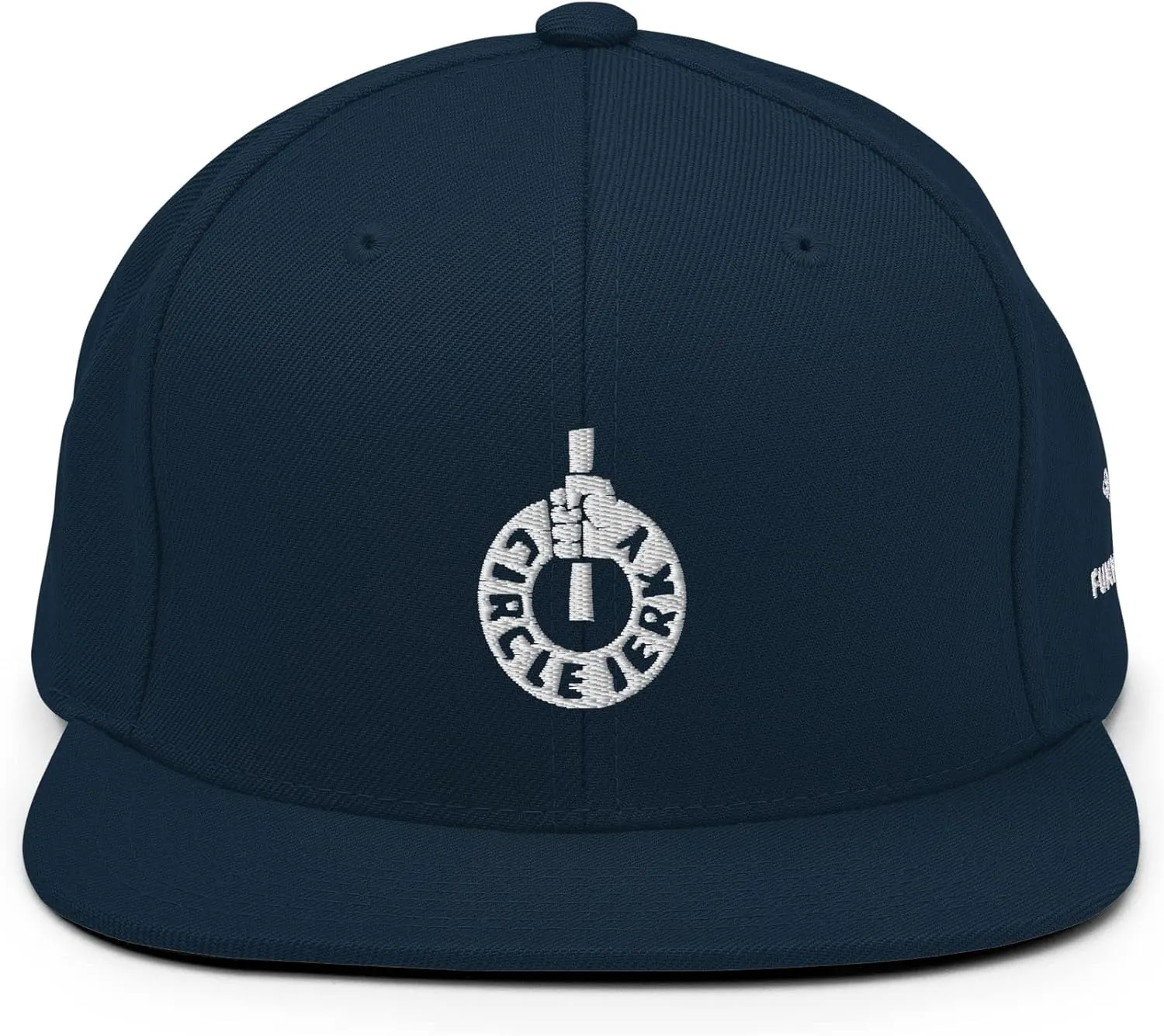 Circle Jerky Flat Brim Snapback Hat