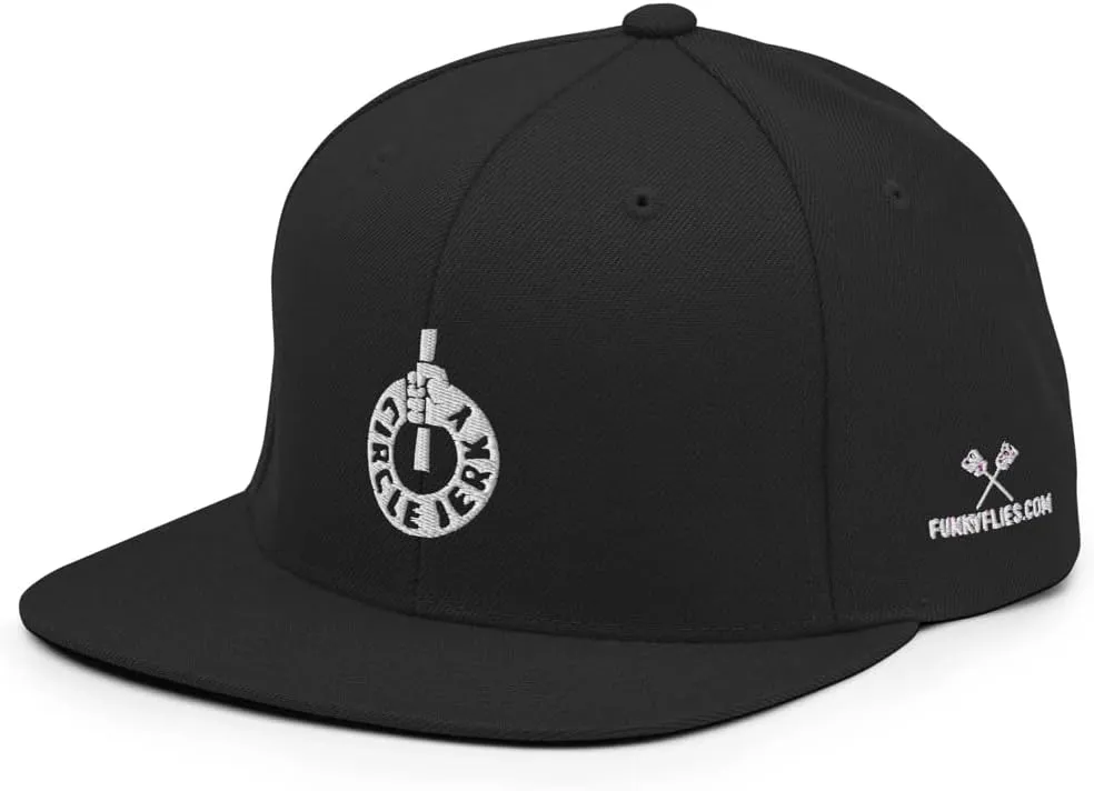 Circle Jerky Flat Brim Snapback Hat