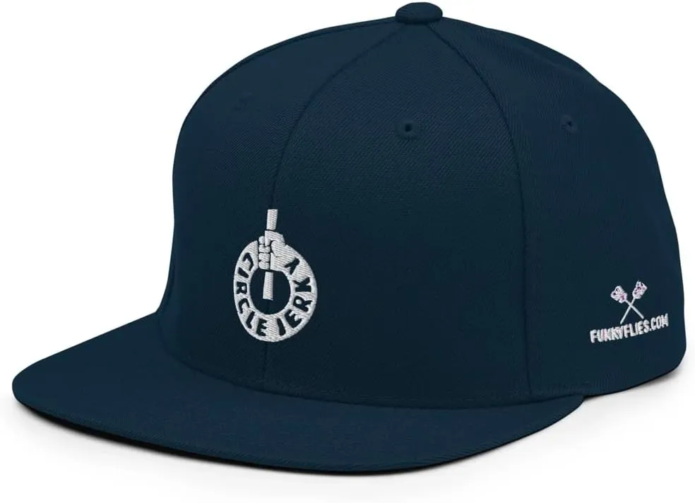 Circle Jerky Flat Brim Snapback Hat