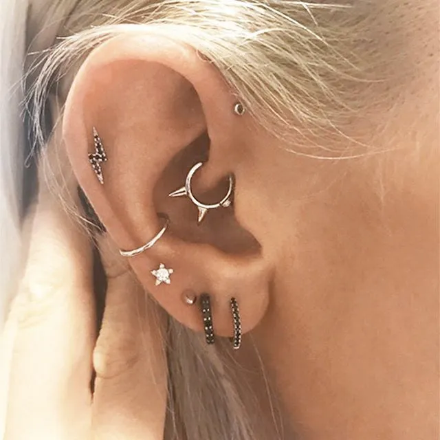 Diamond Eternity Earring by Maria Tash in 18K Gold