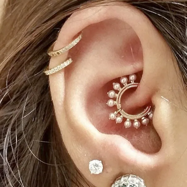 Diamond Eternity Earring by Maria Tash in 18K Gold