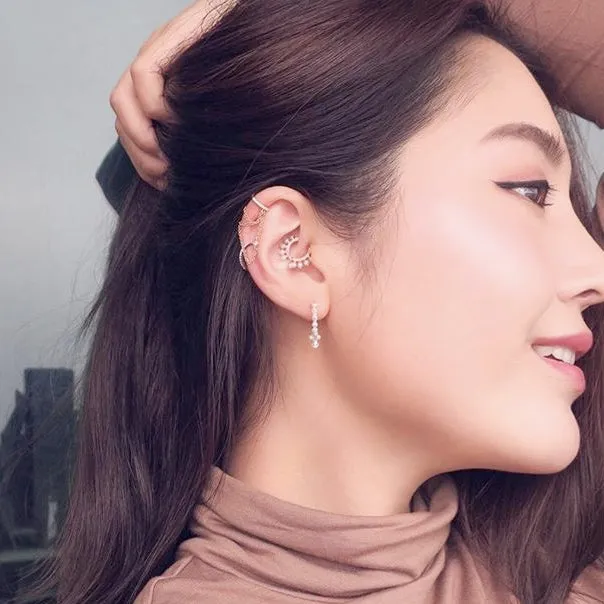 Diamond Eternity Earring by Maria Tash in 18K Gold