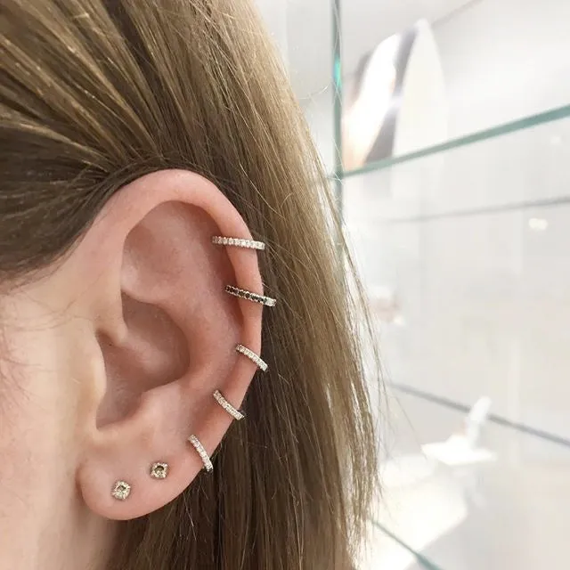 Diamond Eternity Earring by Maria Tash in 18K Gold