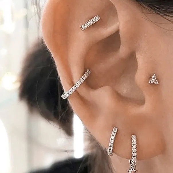 Diamond Eternity Earring by Maria Tash in 18K Gold
