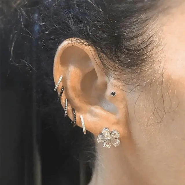 Diamond Eternity Earring by Maria Tash in 18K Gold
