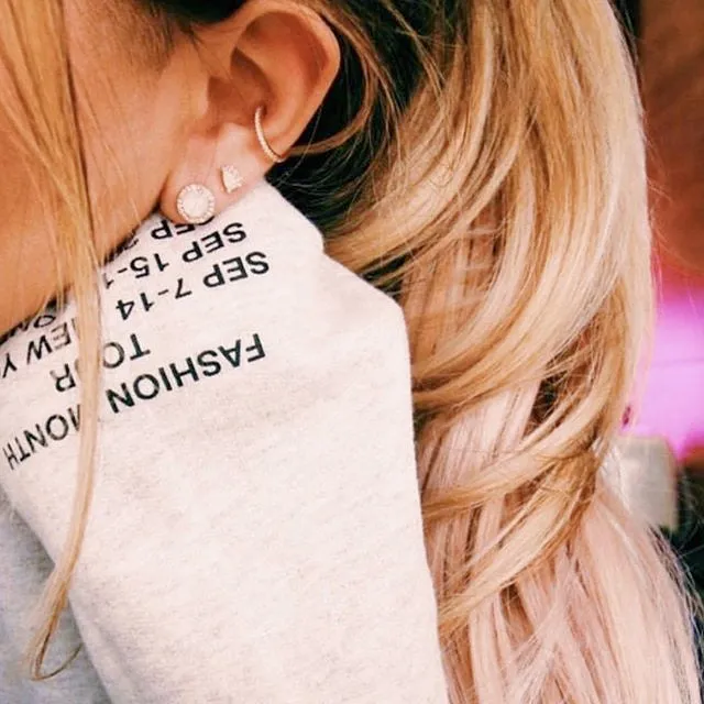 Diamond Eternity Earring by Maria Tash in 18K Gold