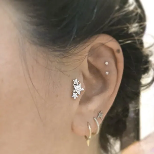 Diamond Eternity Earring by Maria Tash in 18K Gold