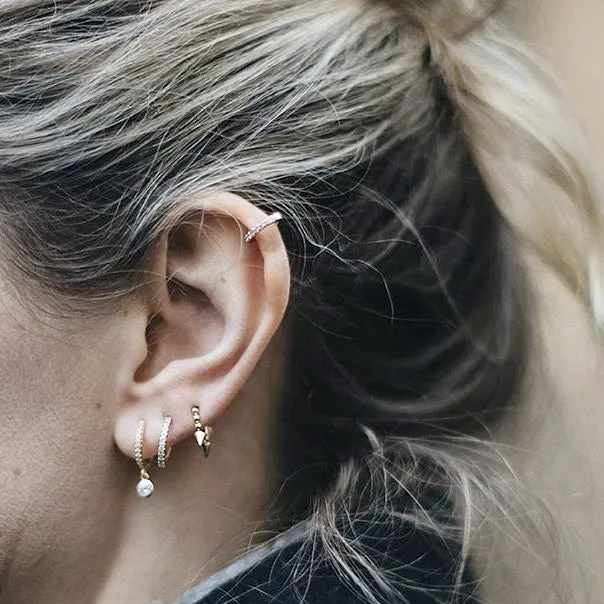 Diamond Eternity Earring by Maria Tash in 18K Gold