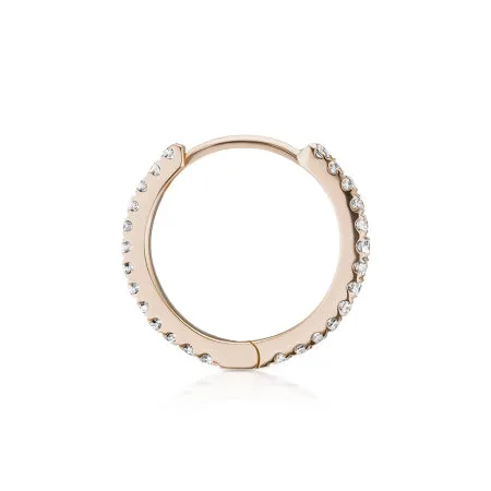Diamond Eternity Earring by Maria Tash in Rose Gold