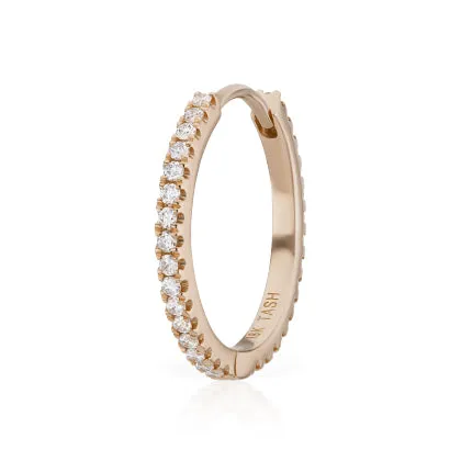 Diamond Eternity Earring by Maria Tash in Rose Gold