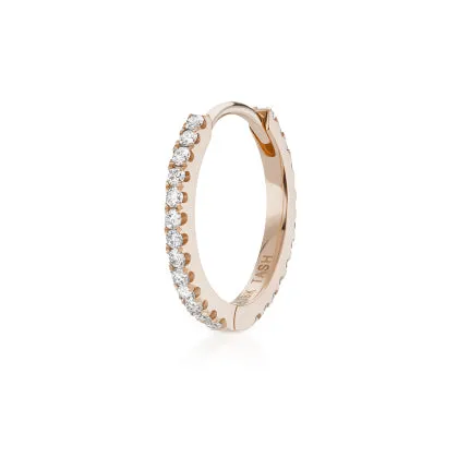 Diamond Eternity Earring by Maria Tash in Rose Gold