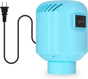 Electric Air Pump for Vacuum Storage Bag, Vacuum Seal Bags for Clothing Pump for Compression, Portable Vacpack Air Pump for Various Vacuum Bags for Travel Blue(Storage Bag Not Included)