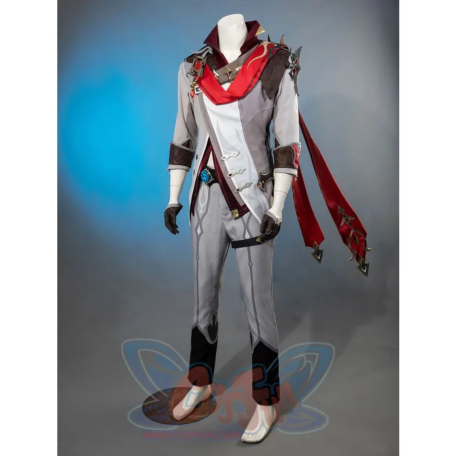 Genshin Impact Tartaglia Childe Cosplay Costume/Shoes C07485  AAA