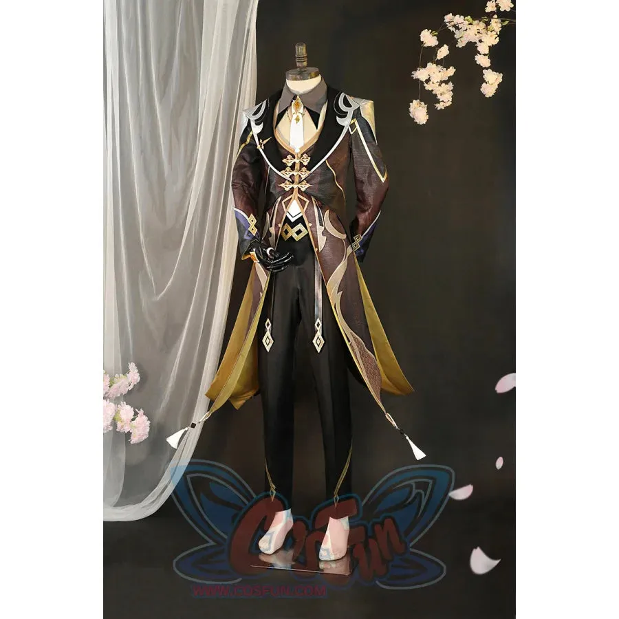 Genshin Impact Zhongli Cosplay Costume C02946  AA