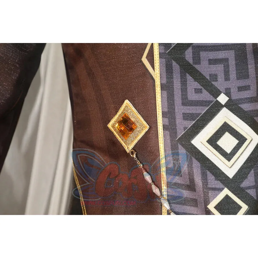Genshin Impact Zhongli Cosplay Costume C02946  AA