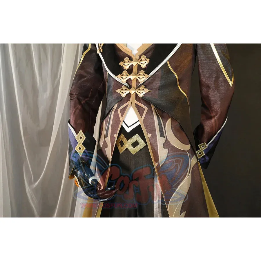 Genshin Impact Zhongli Cosplay Costume C02946  AA