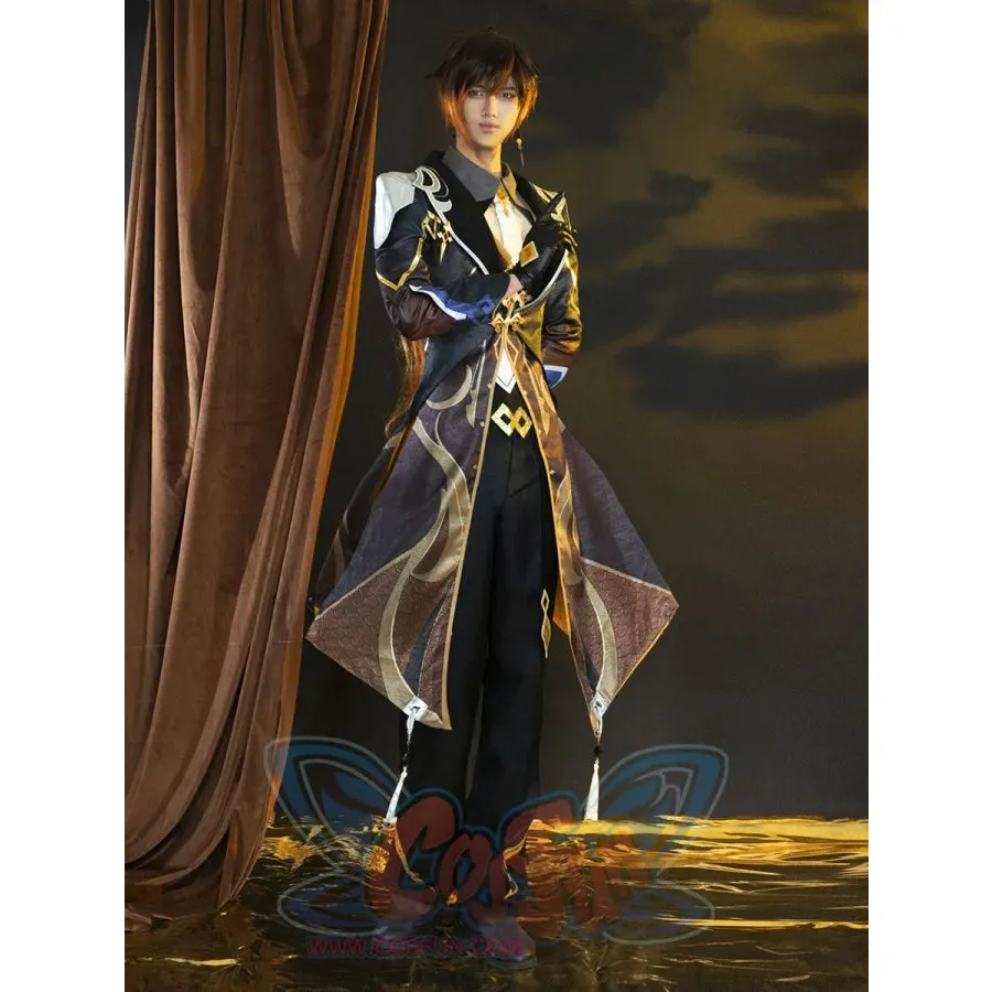 Genshin Impact Zhongli Cosplay Costume C02946  AA