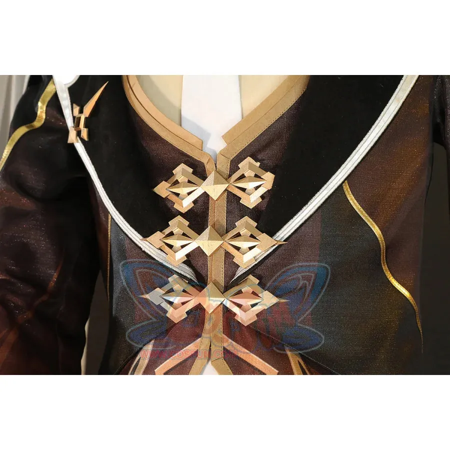 Genshin Impact Zhongli Cosplay Costume C02946  AA