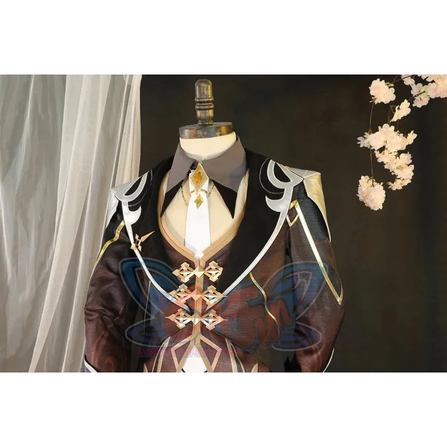 Genshin Impact Zhongli Cosplay Costume C02946  AA