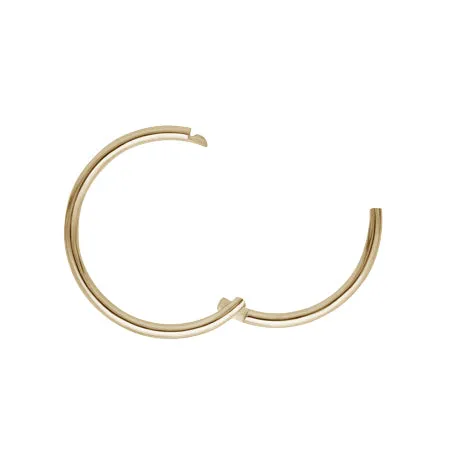 Plain Hoop by Maria Tash in Gold