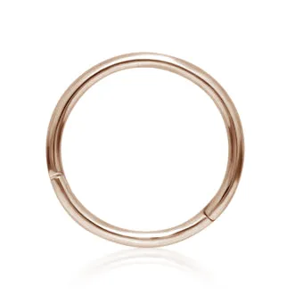 Plain Hoop by Maria Tash in Rose Gold