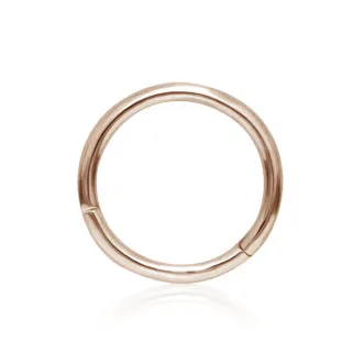 Plain Hoop by Maria Tash in Rose Gold