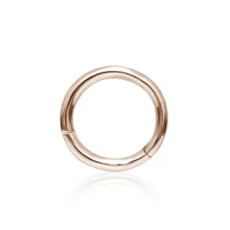 Plain Hoop by Maria Tash in Rose Gold