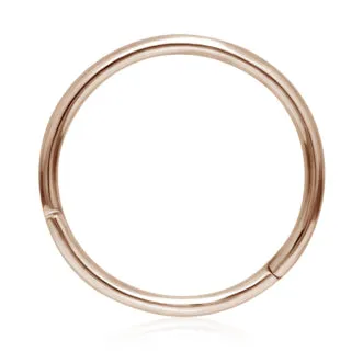 Plain Hoop by Maria Tash in Rose Gold