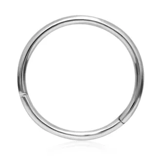 Plain Hoop by Maria Tash in White Gold