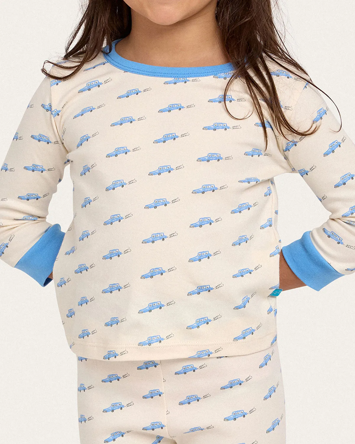 Riley Pajama Set in Beep Beep