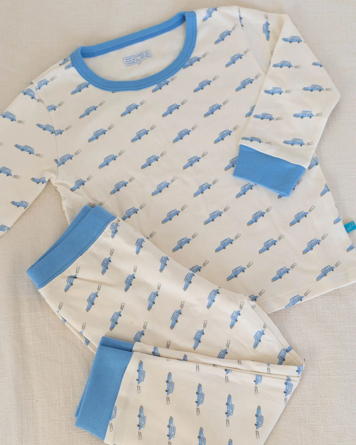 Riley Pajama Set in Beep Beep