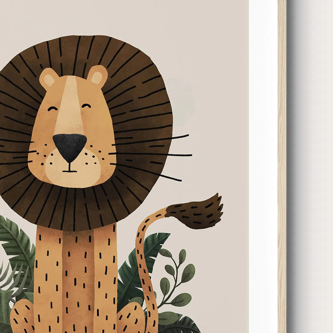 Scandi Safari Nursery Prints Set Of 3