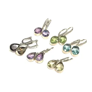 Semi precious gemstone earrings