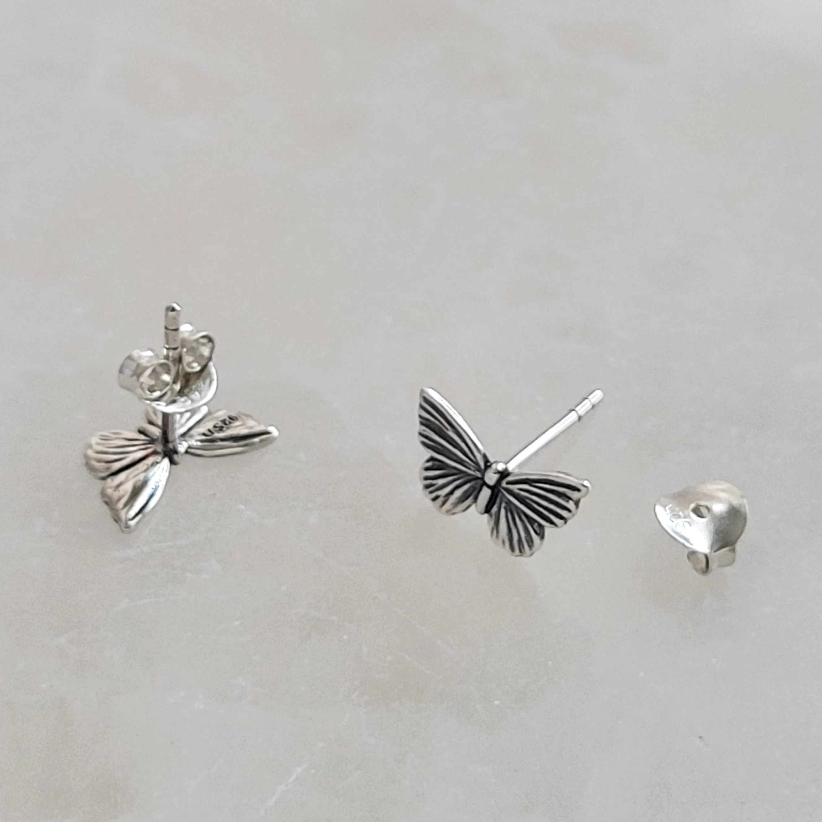 Tiny Butterflies Necklace & Earring Set