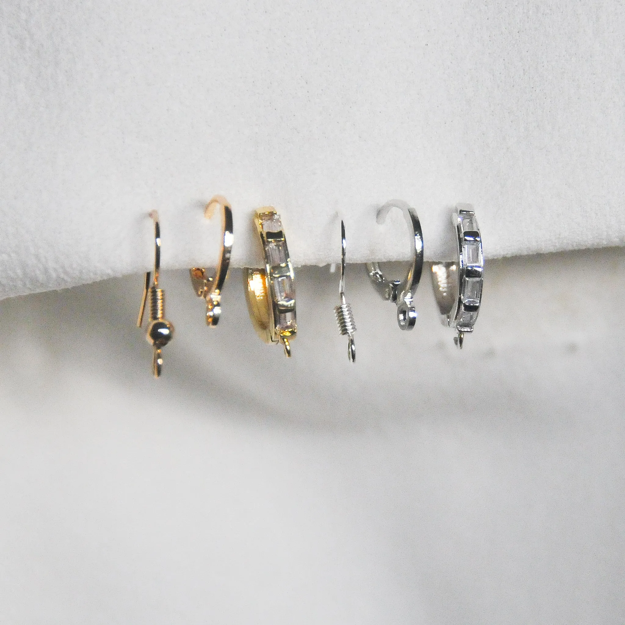 Triple Pearl Chain Earrings