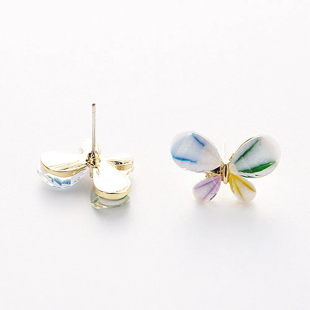 US Pom Pom Flower Balloon Daisy Vintage Heart Cat Star Fruit Earrings /Ear Clips