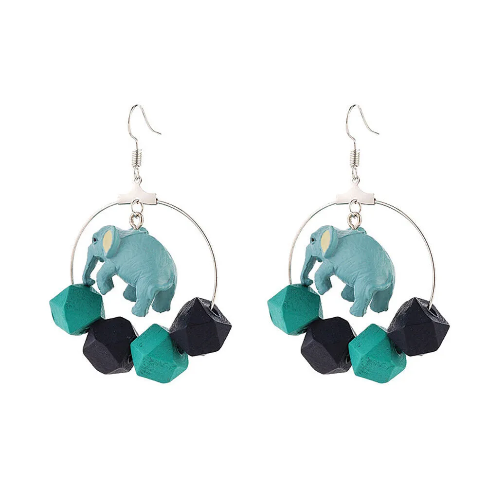 US Pom Pom Flower Balloon Daisy Vintage Heart Cat Star Fruit Earrings /Ear Clips