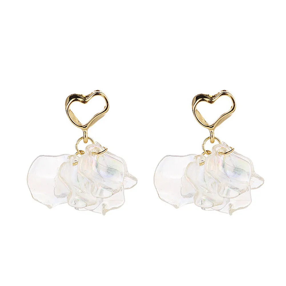 US Pom Pom Flower Balloon Daisy Vintage Heart Cat Star Fruit Earrings /Ear Clips
