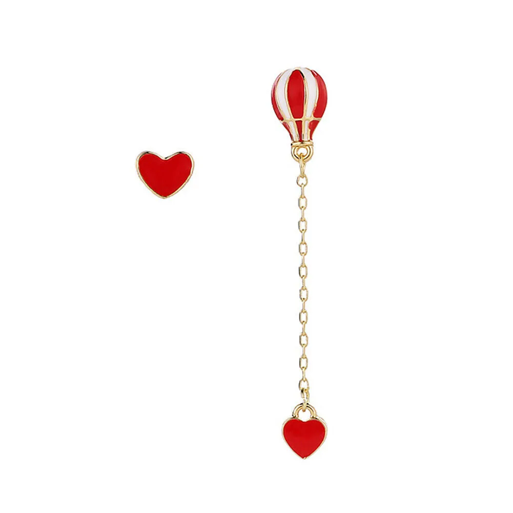 US Pom Pom Flower Balloon Daisy Vintage Heart Cat Star Fruit Earrings /Ear Clips