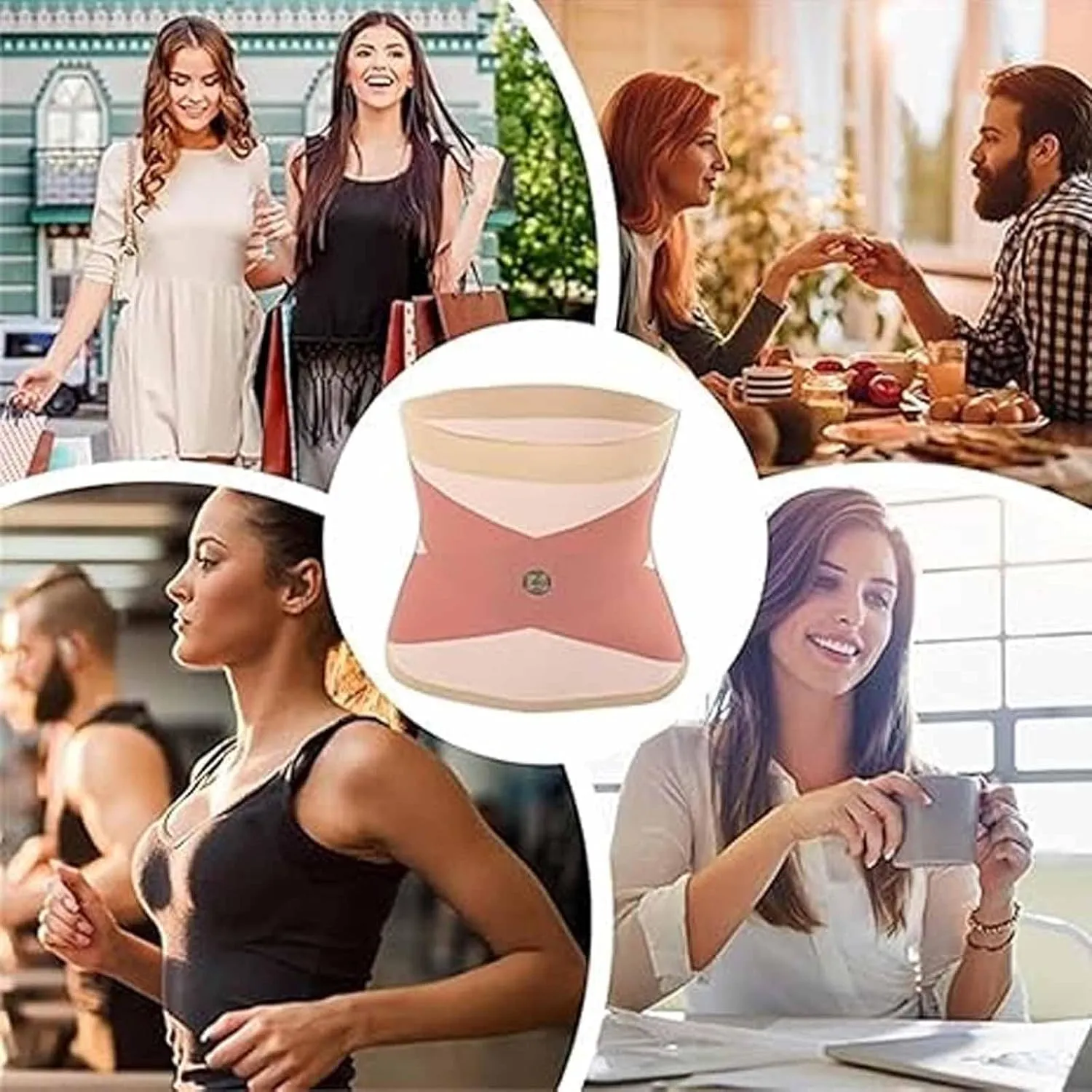 Women's Seamless Tummy Control Belt, Tummy Control High Waist Trainer Body Shaper, Wraps Works for Tighten Loose Skin